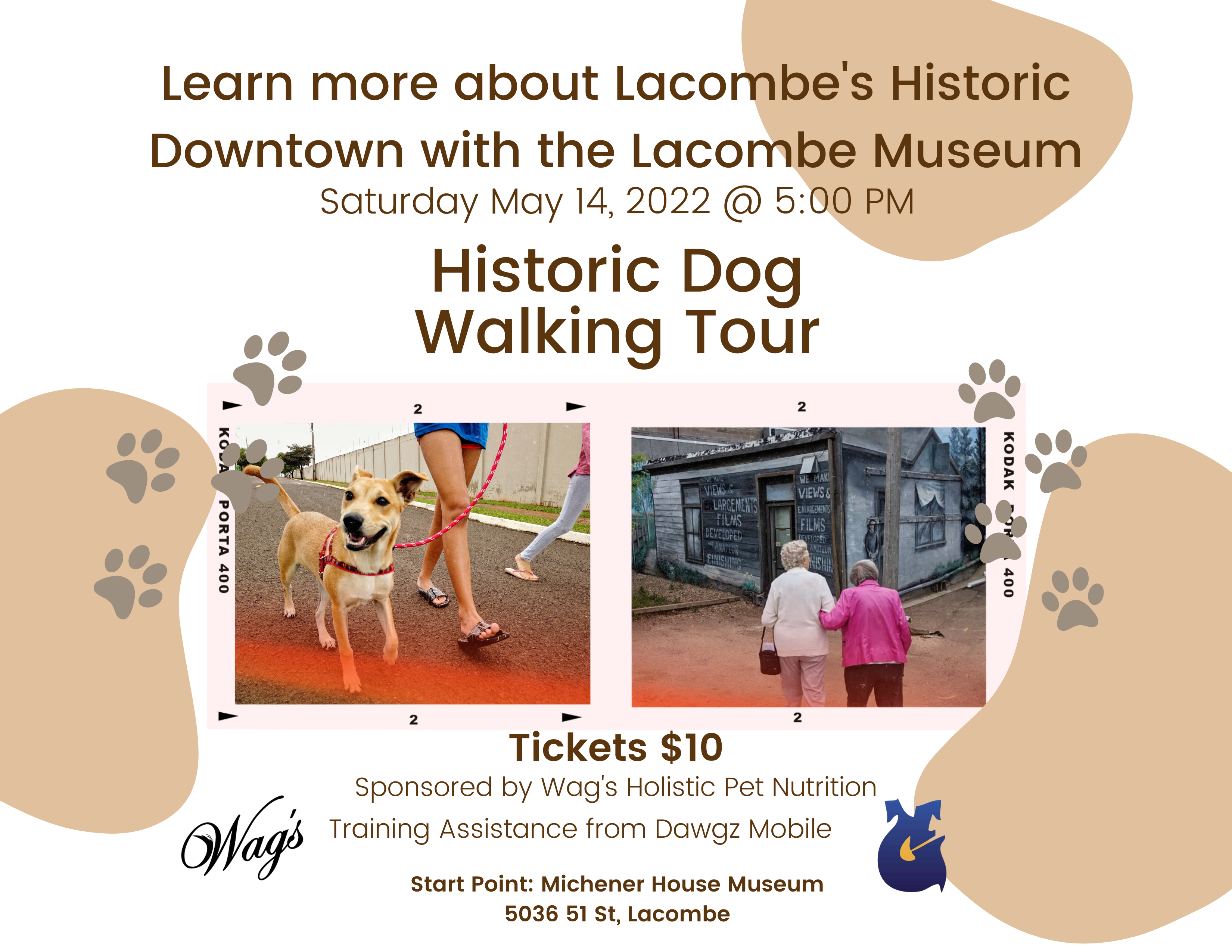 Lacombe Historic Dog Walking Tour